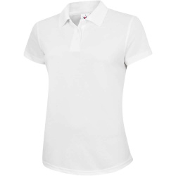 Uneek UC128 Ladies Super Cool Workwear 100% Polyester Pique Poloshirt 200gsm